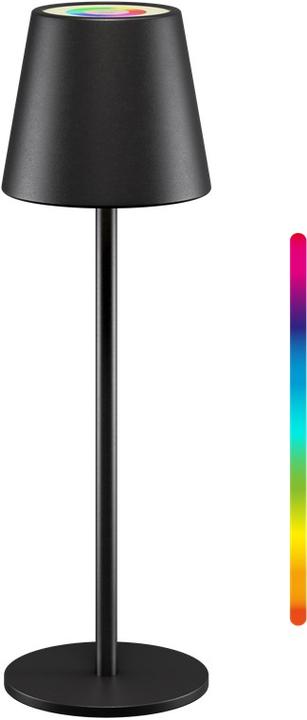 Actual product image Goobay Wireless LED table lamp RGB, black (150 lm)