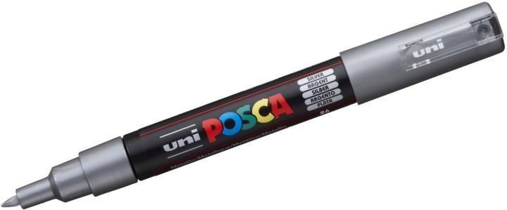 Actual product image Posca Marker PC-1M round tip (Silver, 0.70 mm, 1 x)