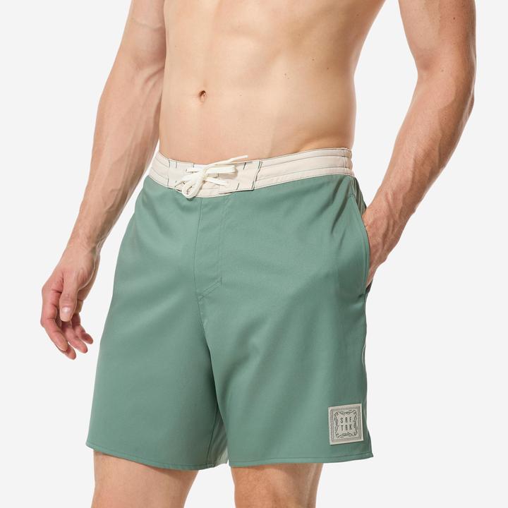 Produktbild Decathlon Badeshorts Herren Lang Polyester (S)