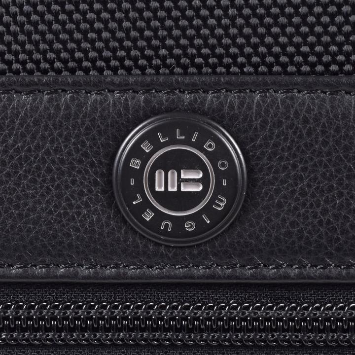 Actual product image Miguel Bellido Textile and leather backpack 40.5 cm
