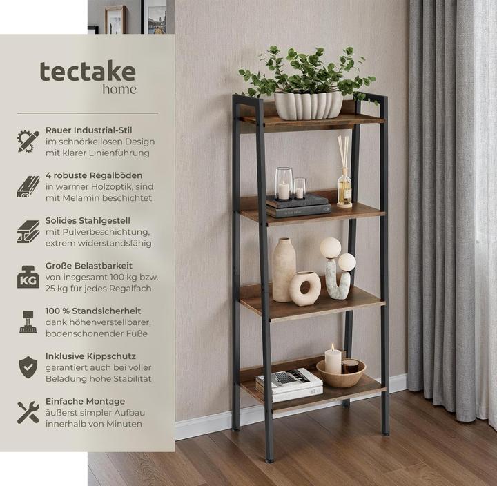 Immagine prodotto tectake Leiterregal