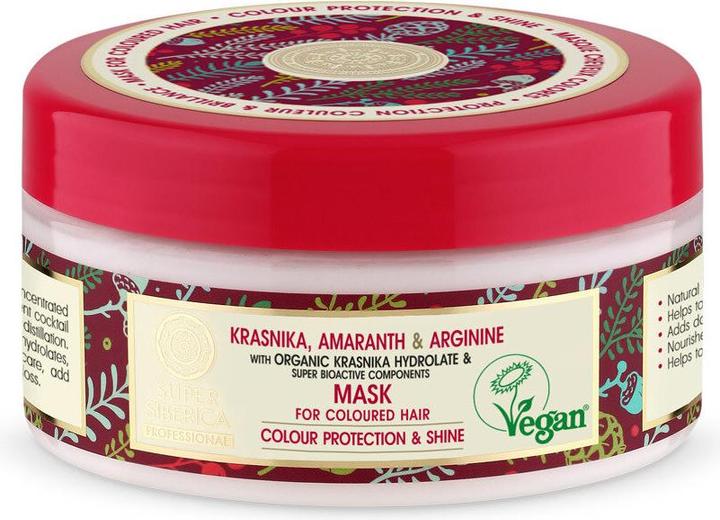 Natura Siberica Super Cranberry Amaranth & Arginine Mask for Coloured Hair 300ml (300 ml)