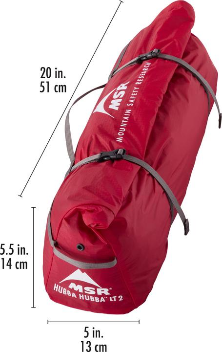 Immagine prodotto Msr Hubba Hubba LT 2 Green (Tenda a cupola, 1.54 kg, 2 persone)