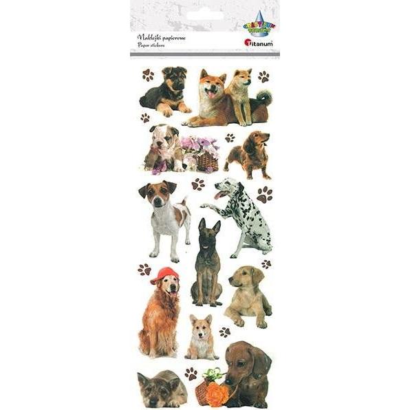 Titanum, Sticker, Hunde-Papieraufkleber