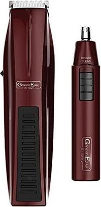 Immagine prodotto Wahl GroomEase tagliabarba e tagliacapelli a batteria Borgogna