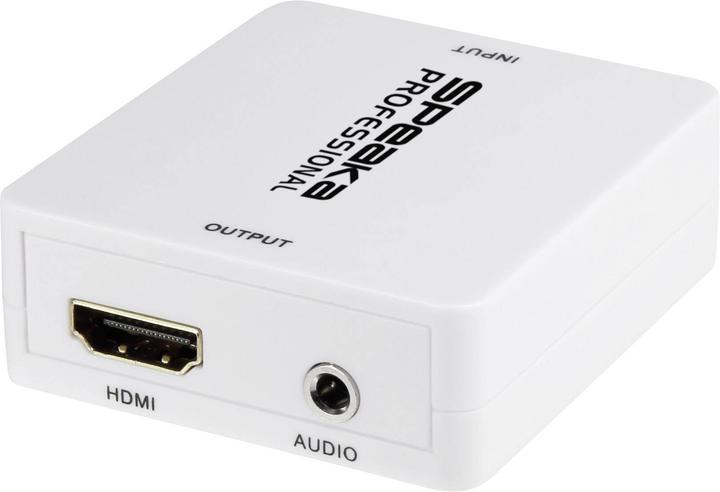Produktbild SpeaKa Professional HDMI Audio Extractor mit Klinke und Cinch Audio (R/L) Ausgang