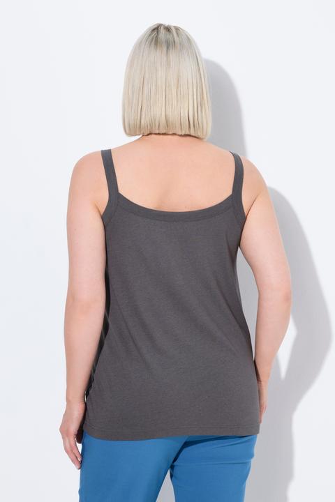 Produktbild Ulla Popken Spaghettitop, Rundhals, Modalmix, ärmellos (62)