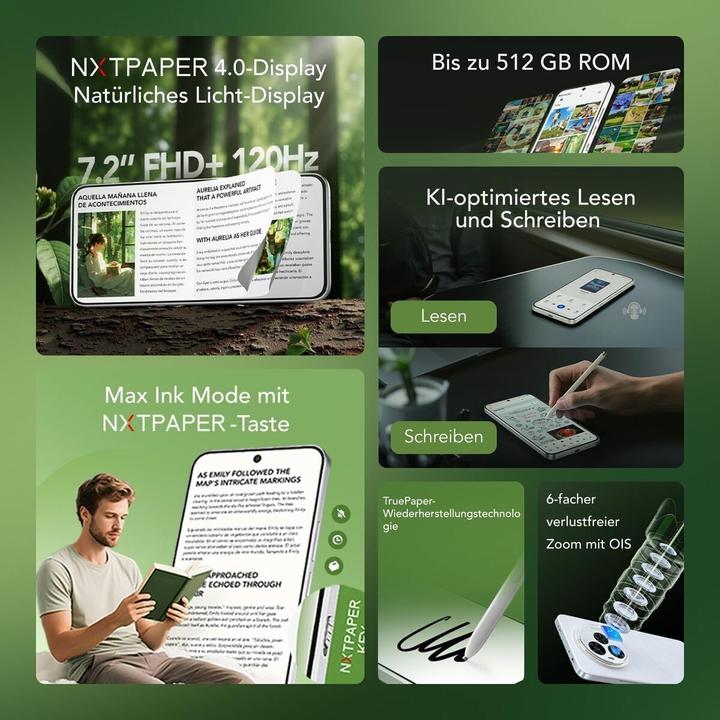 Image du produit TCL Smartphone T951K1-2BLCA112-1 Octa Core 12 GB RAM 512 GB Weiss (512 Go, Blanc Lunaire, 7.20", Double SIM, 5G)