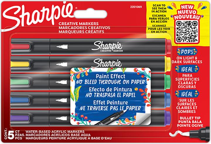Newell Sharpie - Creative Acrylic Marker 5-Blister (2201069) (5x)