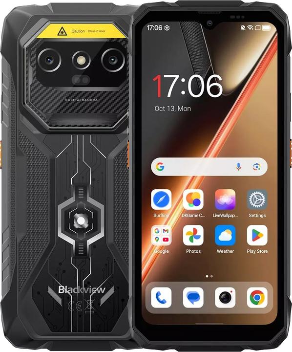 Produktbild Blackview Rock 1 Pro (NFC - 6.56" - 256 Go, 8 Go RAM - 15000mAh) Noir (256 GB, Black, 6.56", 4G)