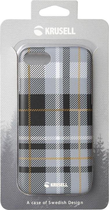 Immagine prodotto Krusell Cover limitata Apple iPhone 8/7 plaid grigio scuro (Apple iPhone 8)