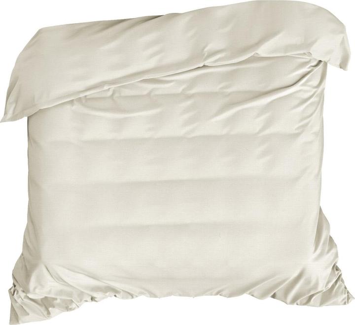 Image du produit Eurofirany NOVA COLOR POS / NOVAC / BE / PO Housse de couette en coton avec satin, 220X200 cm, couleur : beige (Housse de couette, 220 x 200 cm)