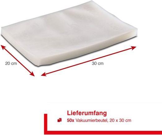 Produktbild Solis Vakuumierbeutel 20 x 30 cm (50x) (50 x)