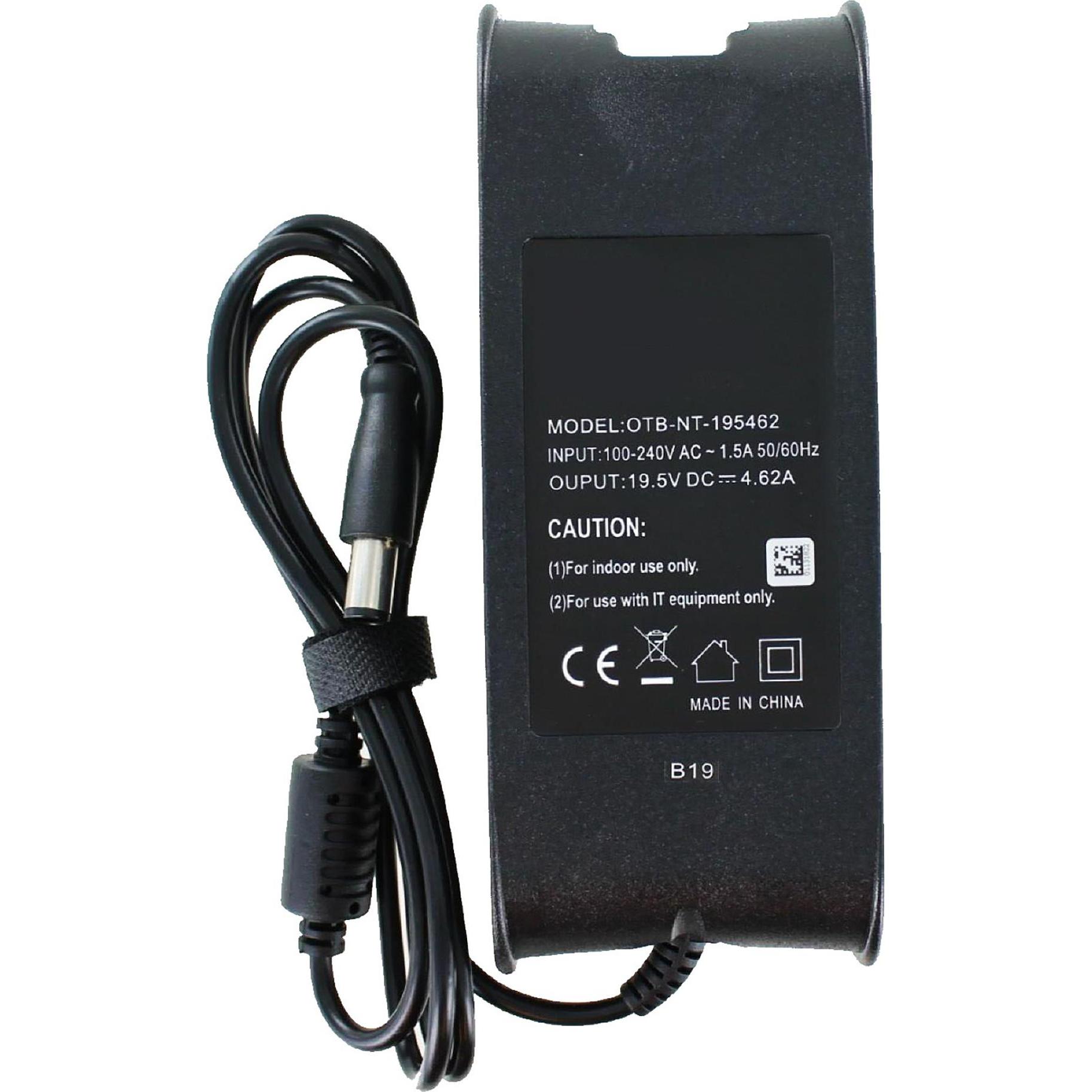 AGI Netzteil kompatibel mit Dell Latitude 15 5580 (90 W), Notebook Netzteil, Schwarz