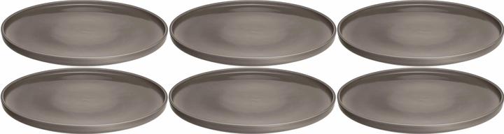 Leonardo Assiette plate Roma 6 pièces,Taupe (6 x, 27 cm)