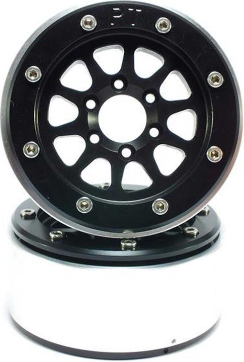 Image du produit Metsafil beadlock wheels gear noir/noir 1.9 (2 pcs.) sans moyeu de roue