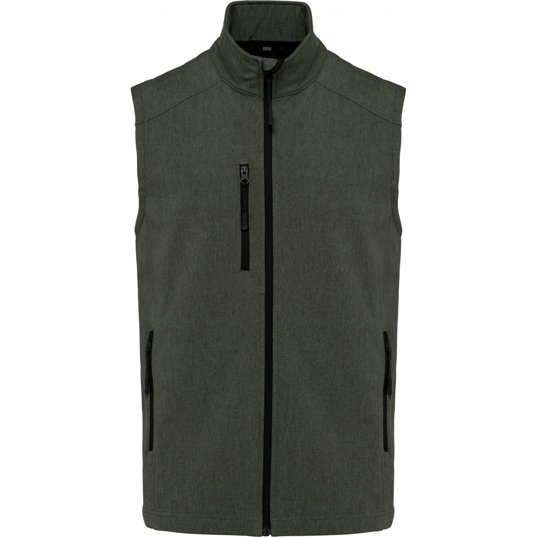 Kariban, Herren, Jacke, Ärmellose Jacke (L), Grün, L