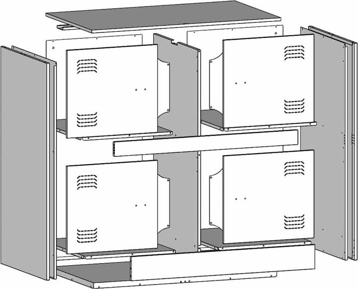 Produktbild vidaXL Sideboard (67 x 39 x 73 cm)