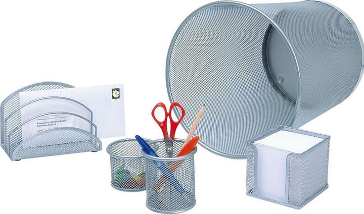 Produktbild Wedo Papierkorb Office Silber (18 l)