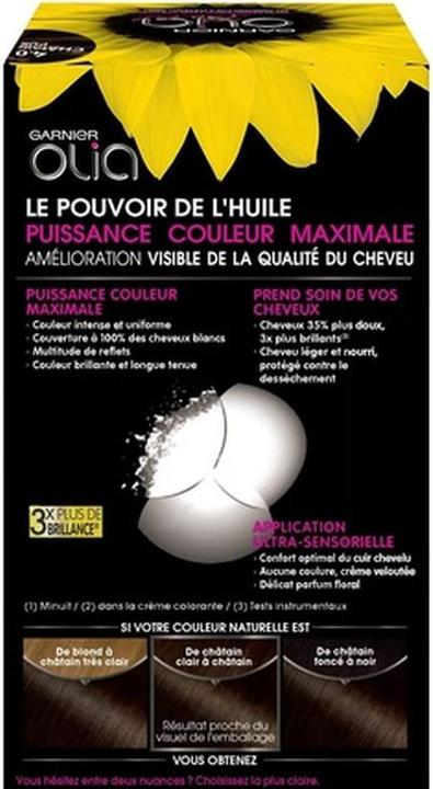 Produktbild Garnier Permanent color without ammonia 4.0 Pure Chestnut (4.0 Pure Kastanie)