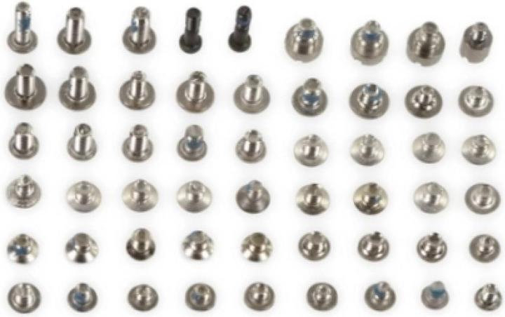 Produktbild Foxconn iPhone 5S Komplettes Schrauben Set mit 54 Schrauben Pentalobe schwarz (iPhone 5S)
