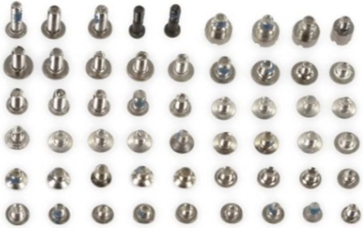 Produktbild Foxconn iPhone 5S Komplettes Schrauben Set mit 54 Schrauben Pentalobe silber (Werkzeug, iPhone 5S)