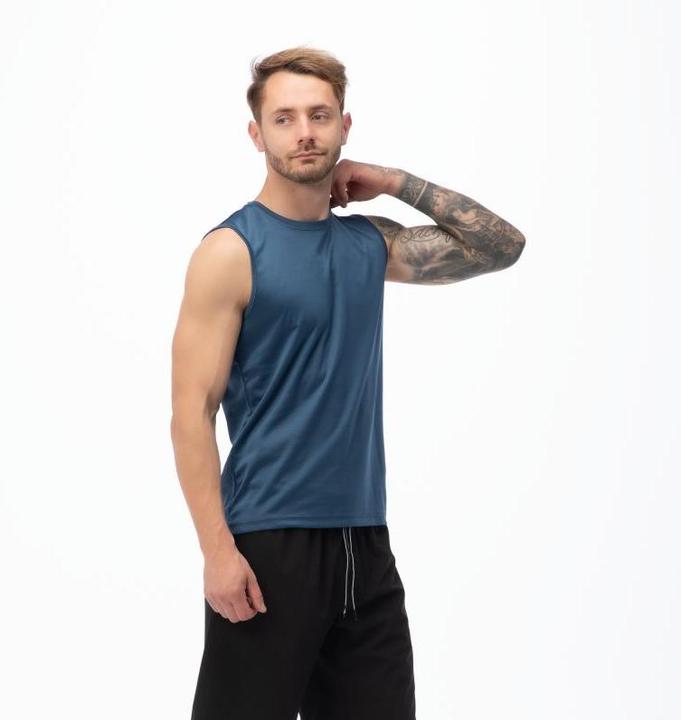 Produktbild Hitec Męska koszulka bez rękawów Hi-tec HEVAD 2 PACK black/ensign blue rozmiar L (L)