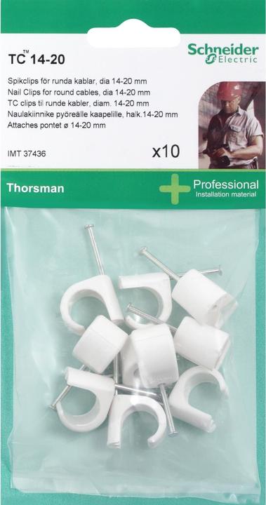 Produktbild Schneider Electric SE IMT37436 Nagelschelle fÃ¼r Rundkabel TC14-20 Nagel (2