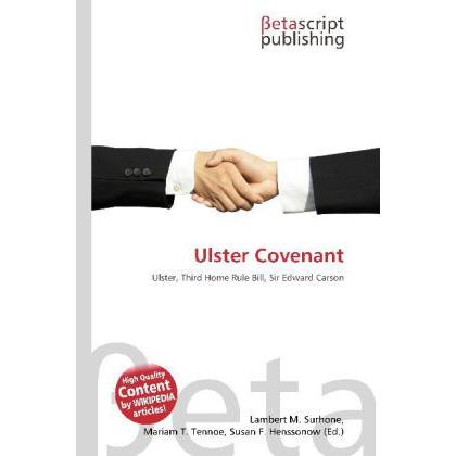 Ulster Covenant, Fachbücher