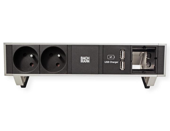 Actual product image Bachmann DESK2 - 2xUTE/French, 1xUSB & (2x, CEE 7/3, CEE 7/5)