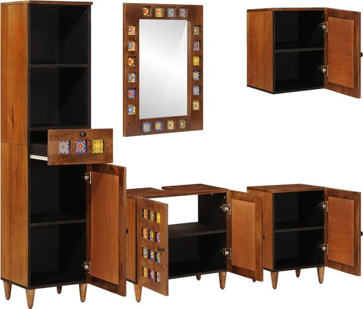 vidaXL Badezimmermöbel-Set