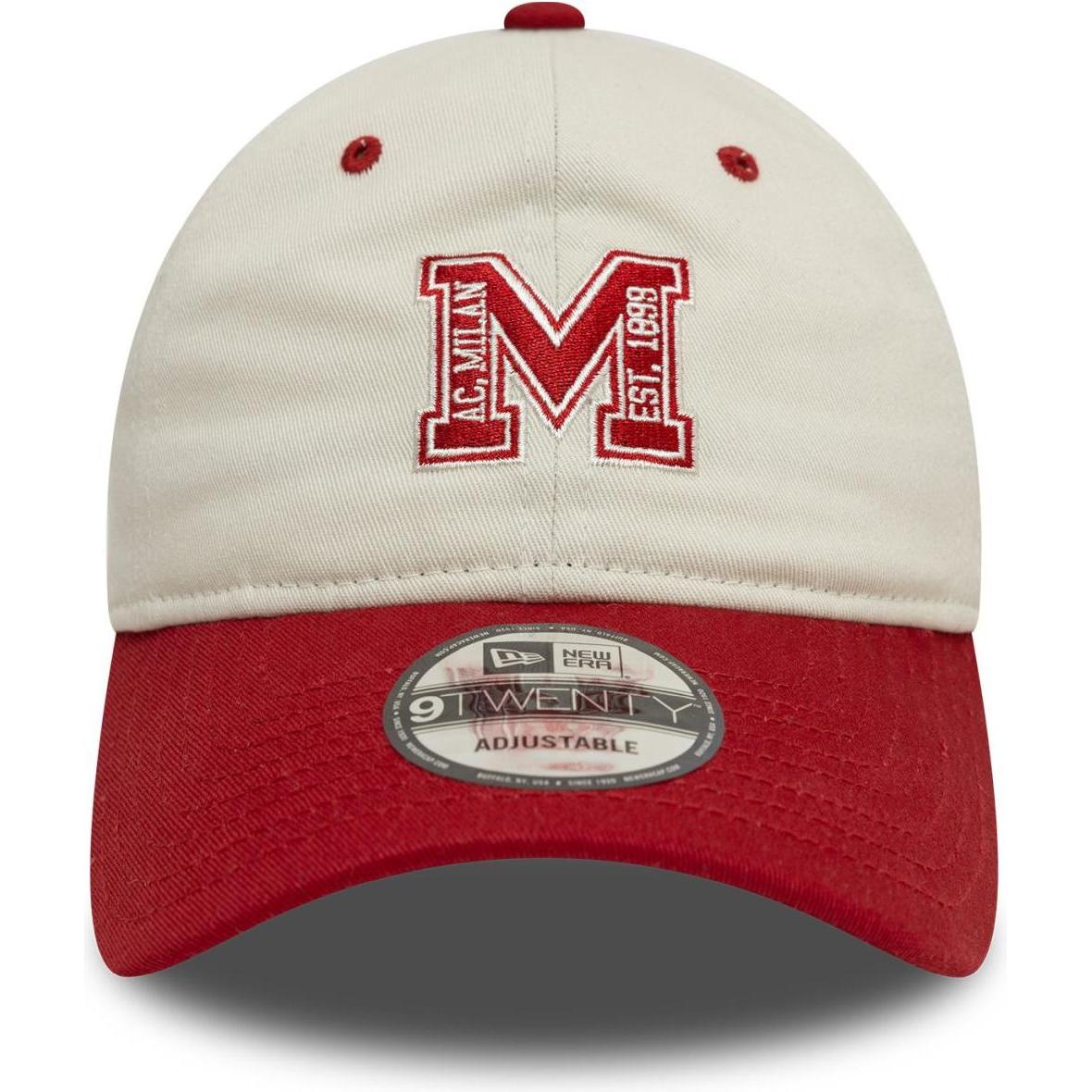 Thumbnail - New Era, Herren, Cap, 9Twenty Adjustable Cap - AC Mailand beige, Beige