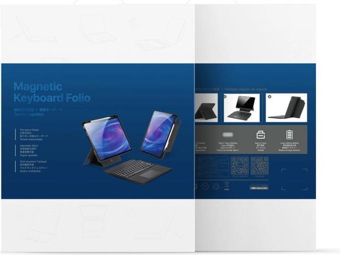 Actual product image Dux Ducis DK Series Keyboard Case (US, Samsung Galaxy Tab S10 FE+)