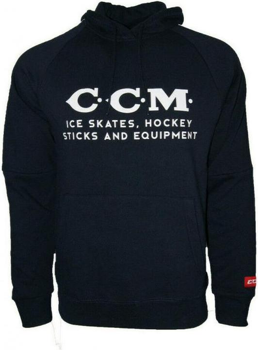 Produktbild CCM Heritage Logo SR Hoodie (Dunkelblau, S) (S)