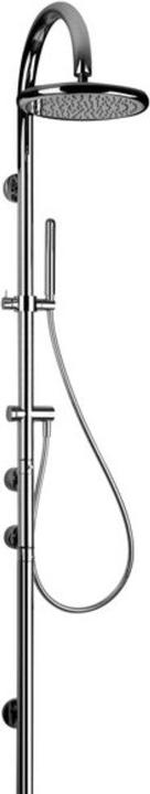 Produktbild Gessi Goccia Duschsäule mit Aufputz-Thermostat, automatischer Umsteller, Kopfbrause, Antikalk-Handb
