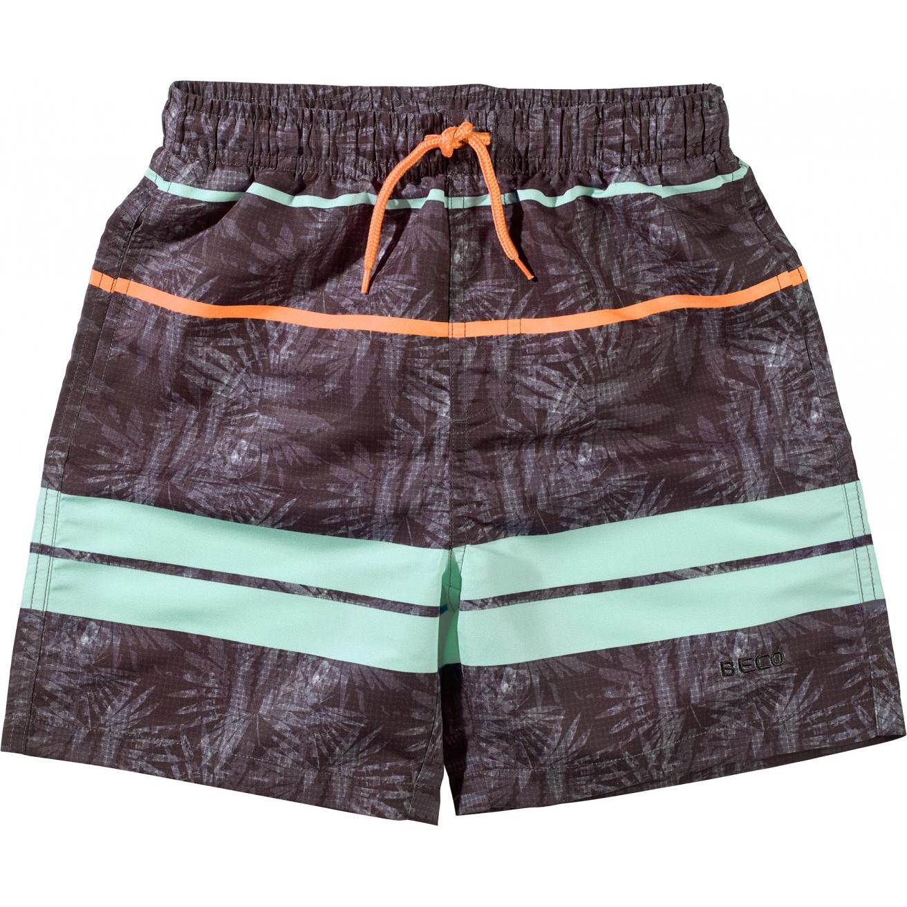 Beco, Jungen, Badehose, Beermann GmbH Schwimmshorts Jungen Standard schwarz/bunt 152, Schwarz, (152)