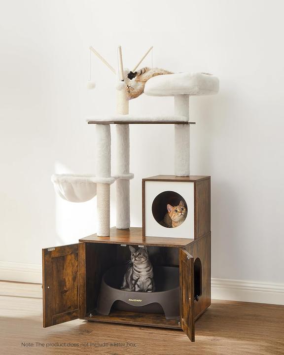Actual product image Feandrea Mr. Kittens (151 cm, Black, Rustic brown)