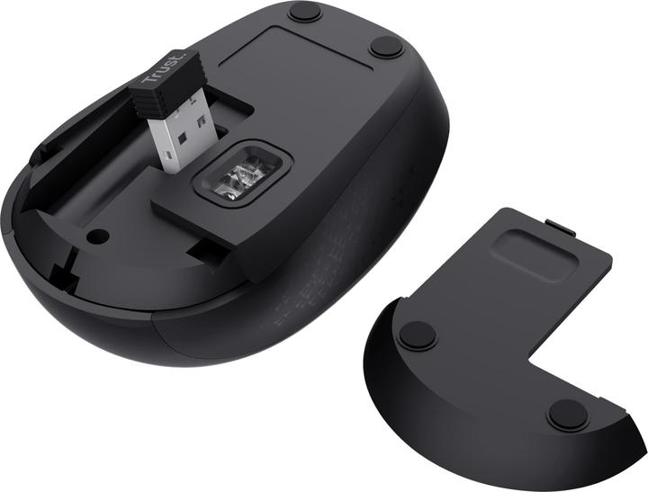 Productafbeelding Trust TM-200 Ambidextreuze RF draadloze optische 1600 DPI muis (Draadloze)