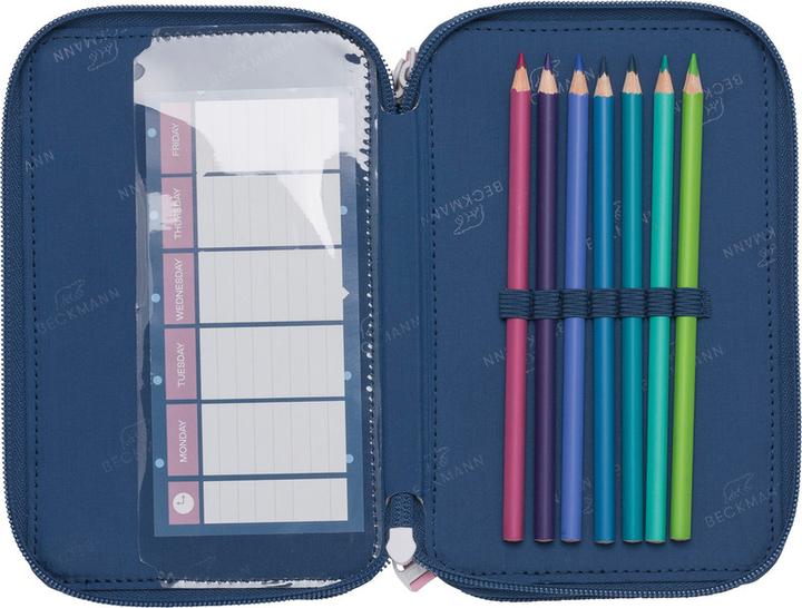 Produktbild Beckmann Schüleretui Triple Pets blue