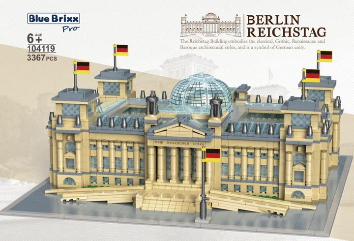 Actual product image zz_ArchivedByPCD_Blue Brixx 104119 Reichstag Berlin