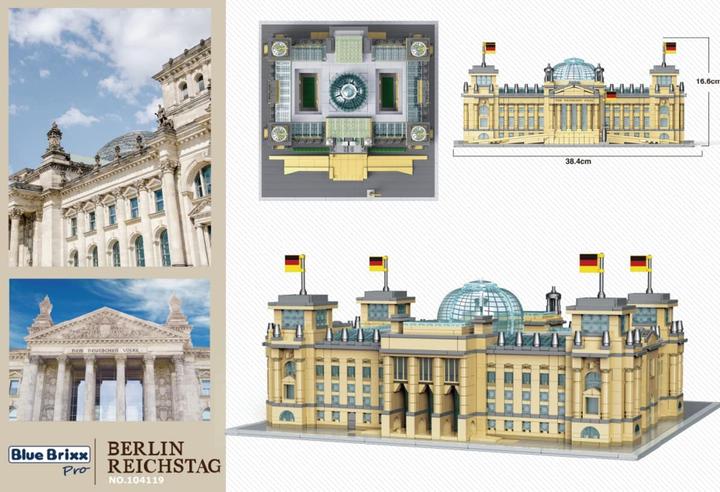 Actual product image zz_ArchivedByPCD_Blue Brixx 104119 Reichstag Berlin