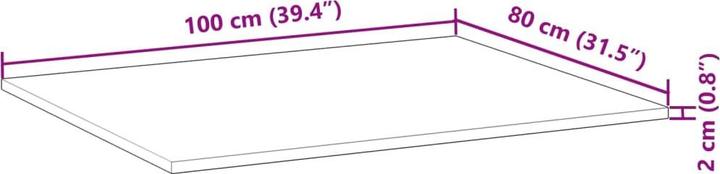 Produktbild vidaXL Schreibtischplatte Ölbeschichtung Akazie