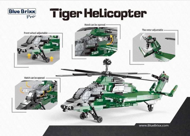 Image du produit BlueBrixx-Pro 104310 Hélicoptère de combat Tigre
