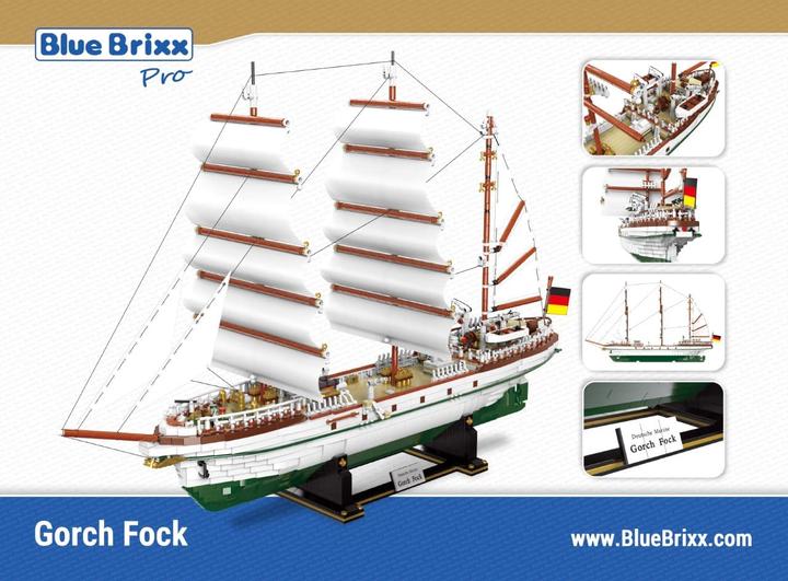 Produktbild Blue Brixx Segelschulschiff Gorch Fock