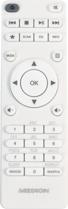Produktbild Medion MD 89289 Stereo Internetradio weiss (Internetradio, DAB+, MW, AM, FM, Bluetooth, WLAN)