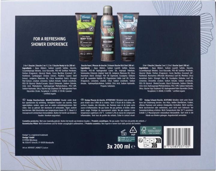 Productafbeelding Kneipp Luxe Men Gift Set (Lichaamsverzorgingsset)