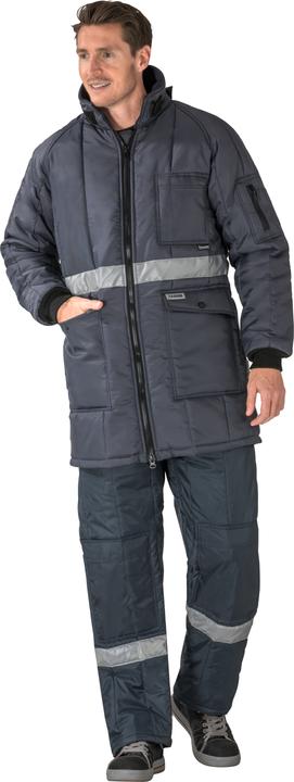 Produktbild Planam Gefrierhaus Parka marine, Innenfutter kornblumenblau L XL (XL)