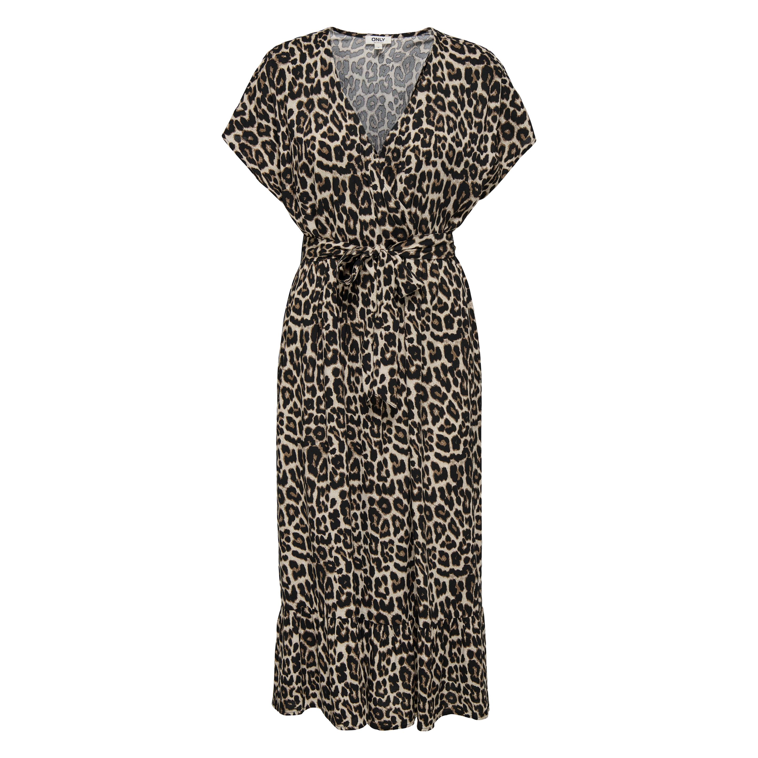 Only, Damen, Kleider, Onlzilla Langes Kleid, Braun, (M)