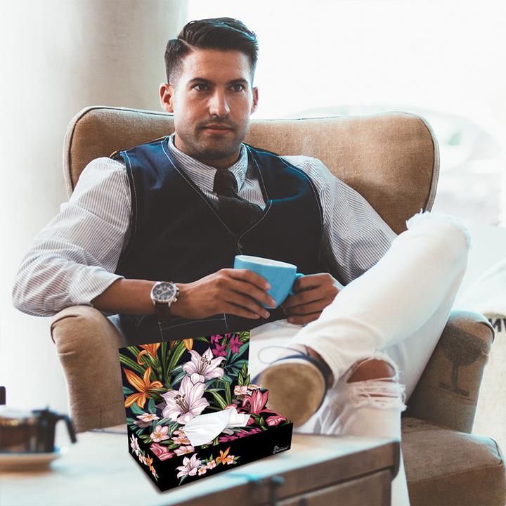 Produktbild Roost Taschentuch Box 1376142 Blumen