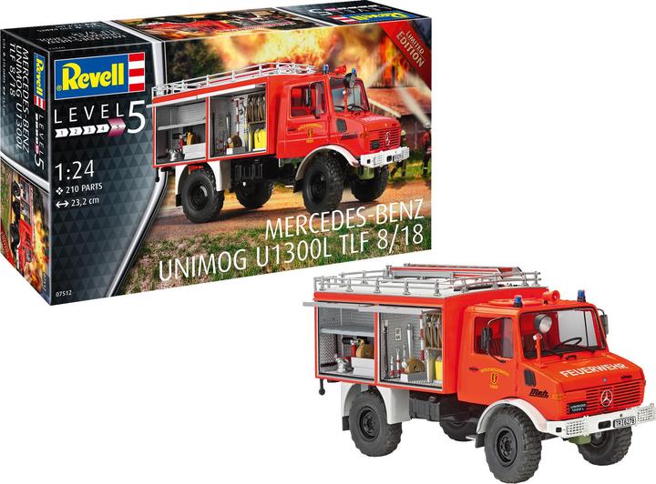 Image du produit Revell Mercedes-Benz Unimog U 1300 L TLF 8/18
